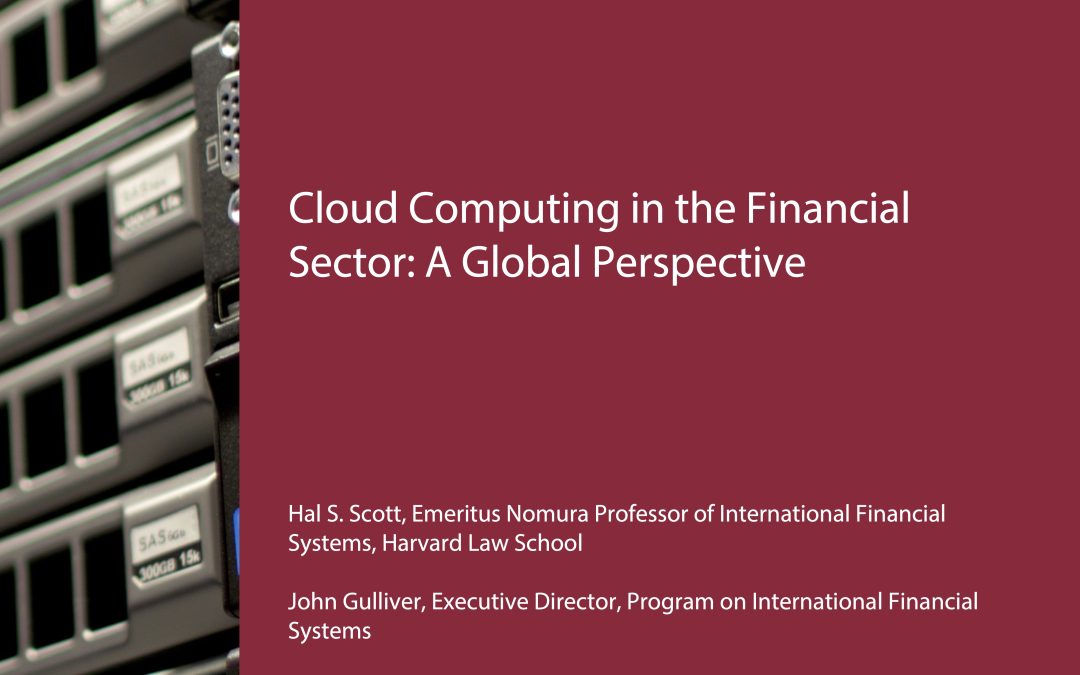 Cloud Computing in the Financial Sector: A Global Perspective (2019)